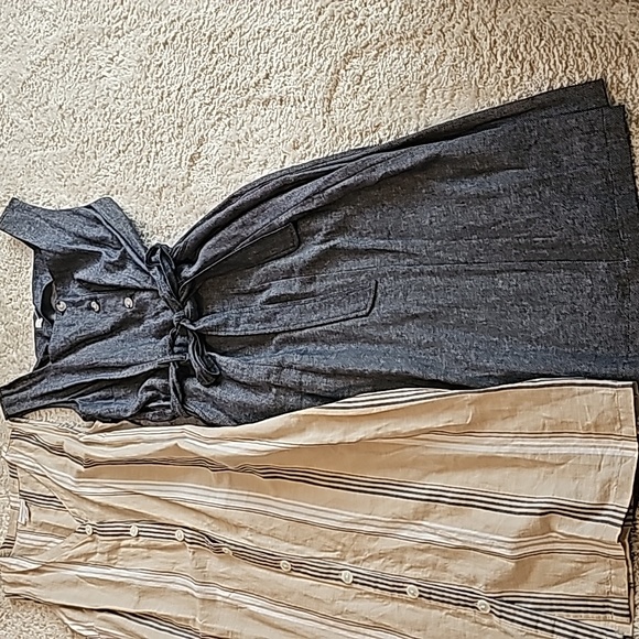 LOT OF 2  Liz Claiborne linen dresses. Like new worn 1-2× each. SELLING TOGETHER - Picture 3 of 5